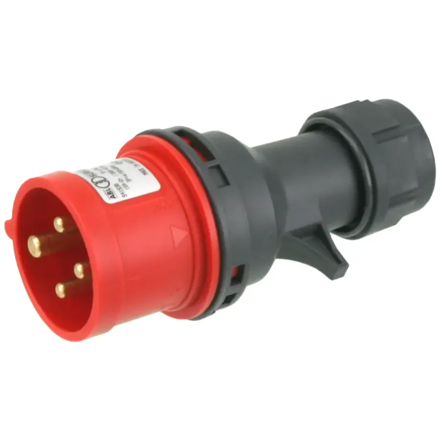 Stekkers > Geen Cee stekker 4-polig randaarde 400V 16 ampère rood