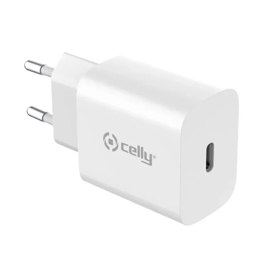 Batterijladers|Computeraccessoires > Celly Planet oplader adapter USB-C 25W