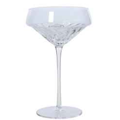 Champagne glas reliëf