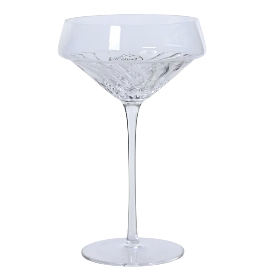 Champagne glas reliëf