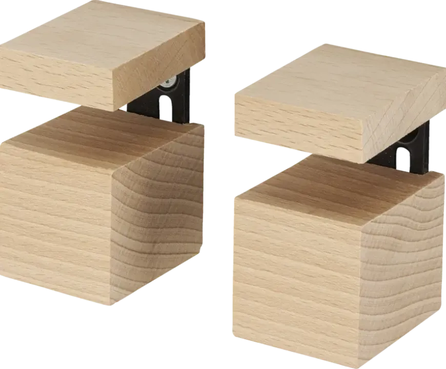 Clip Cube mini hout 2 stuks