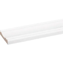 Houtenprofielen > Geen Decorlijst grenen wit gelakt 8x46mm 270cm