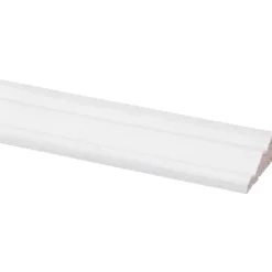 Houtenprofielen|Overgangsprofielen > Geen Decorlijst grenen 12x32 mm wit gegrond lengte 270 cm
