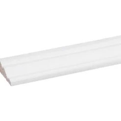 Houtenprofielen|Overgangsprofielen > Geen Decorlijst grenen 12x32 mm wit gegrond lengte 270 cm