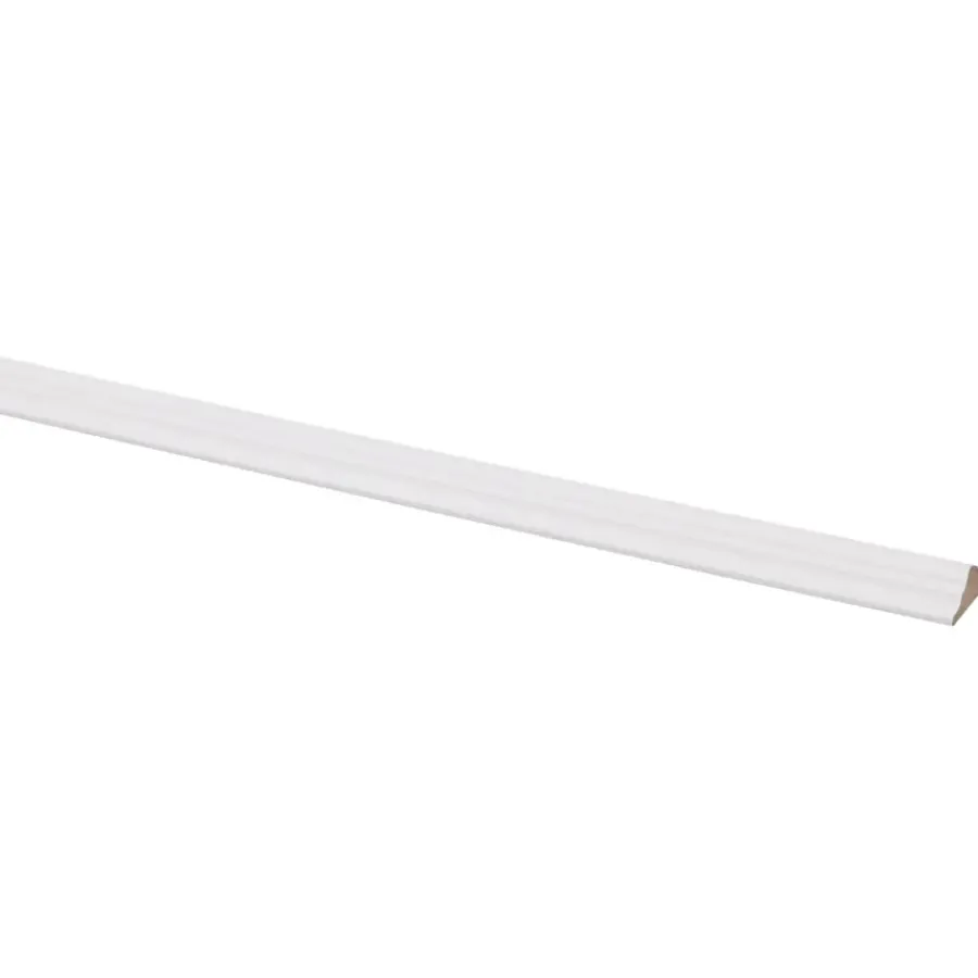 Houtenprofielen|Overgangsprofielen > Geen Decorlijst MDF wit folie 9x22 mm lengte 260 cm