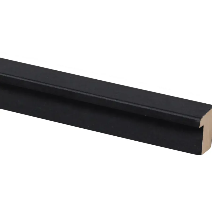 Houtenprofielen > Cando Green Decowall Acoustic eindprofiel zwart 260cm