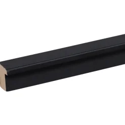Houtenprofielen > Cando Green Decowall Acoustic eindprofiel zwart 260cm