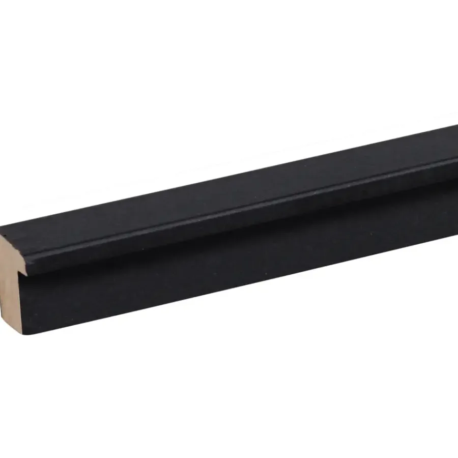 Houtenprofielen > Cando Green Decowall Acoustic eindprofiel zwart 260cm