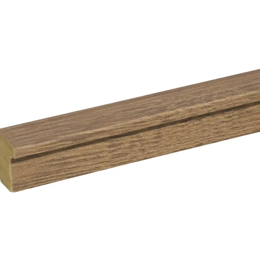 Houtenprofielen > Cando Green Decowall Acoustic eindprofiel rustiek eiken 260cm