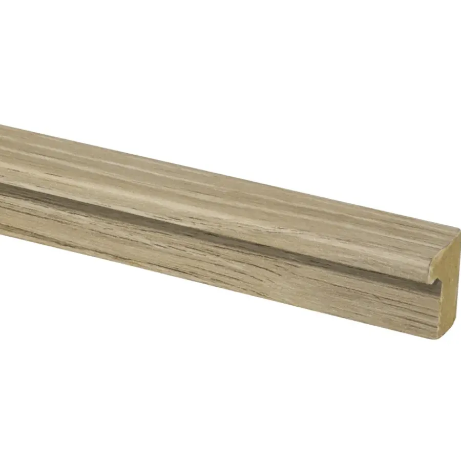 Houtenprofielen > Cando Green Decowall Acoustic eindprofiel vergrijsd eiken 260cm