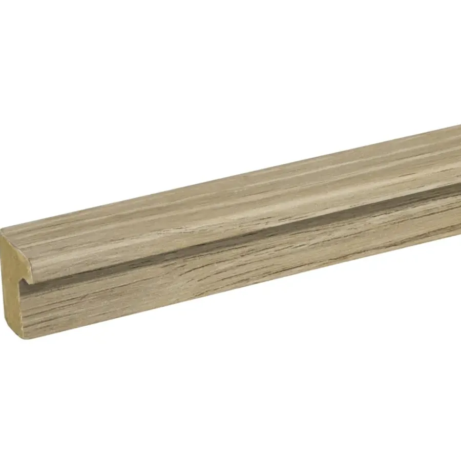 Houtenprofielen > Cando Green Decowall Acoustic eindprofiel vergrijsd eiken 260cm