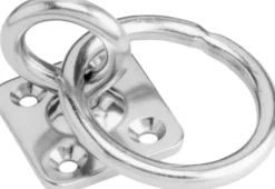 Deurbeslag Buitendeur|Deur Accessoires > KPE Holland Dekplaat Met Ringdraaibaar 6Mm Rvs304