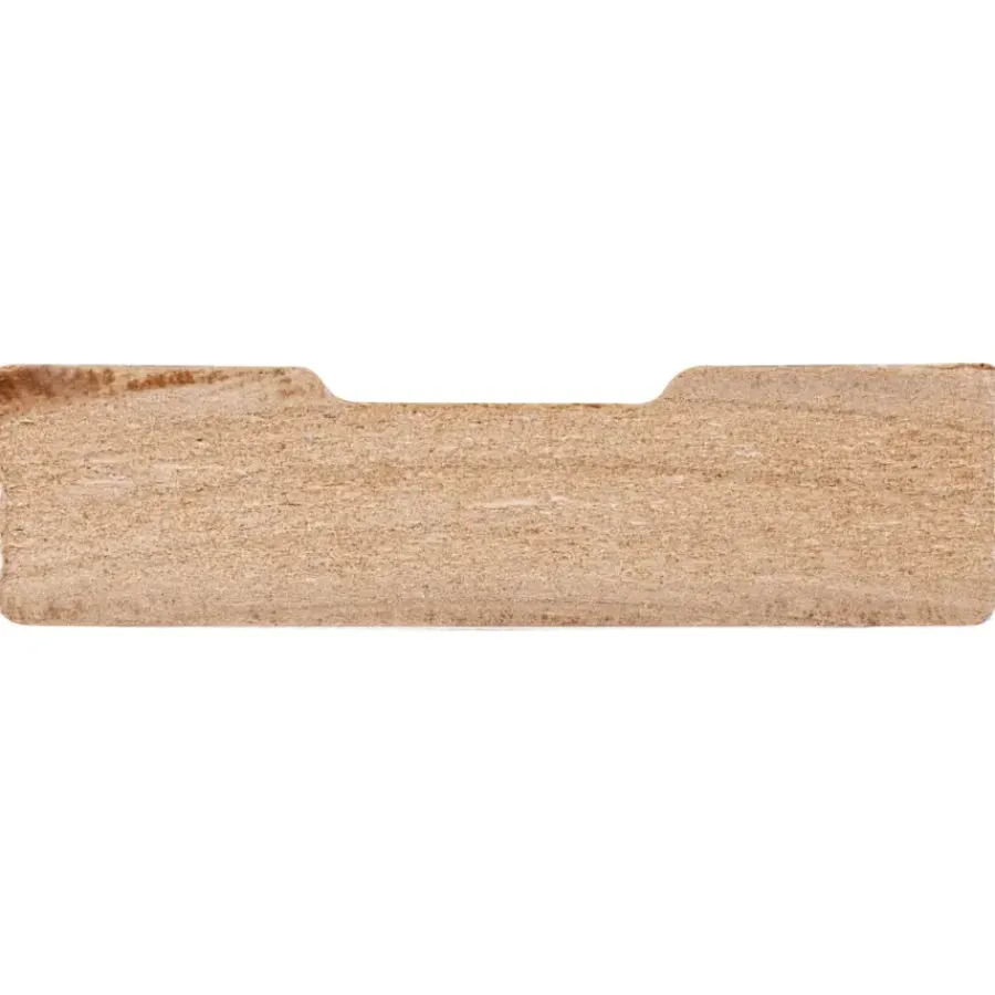 Houtenprofielen > Geen Deurlijst MDF wit folie carré 18x70 mm lengte 260 cm