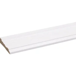 Houtenprofielen > Geen Deurlijst MDF wit folie 18x90 mm classic lengte 260 cm