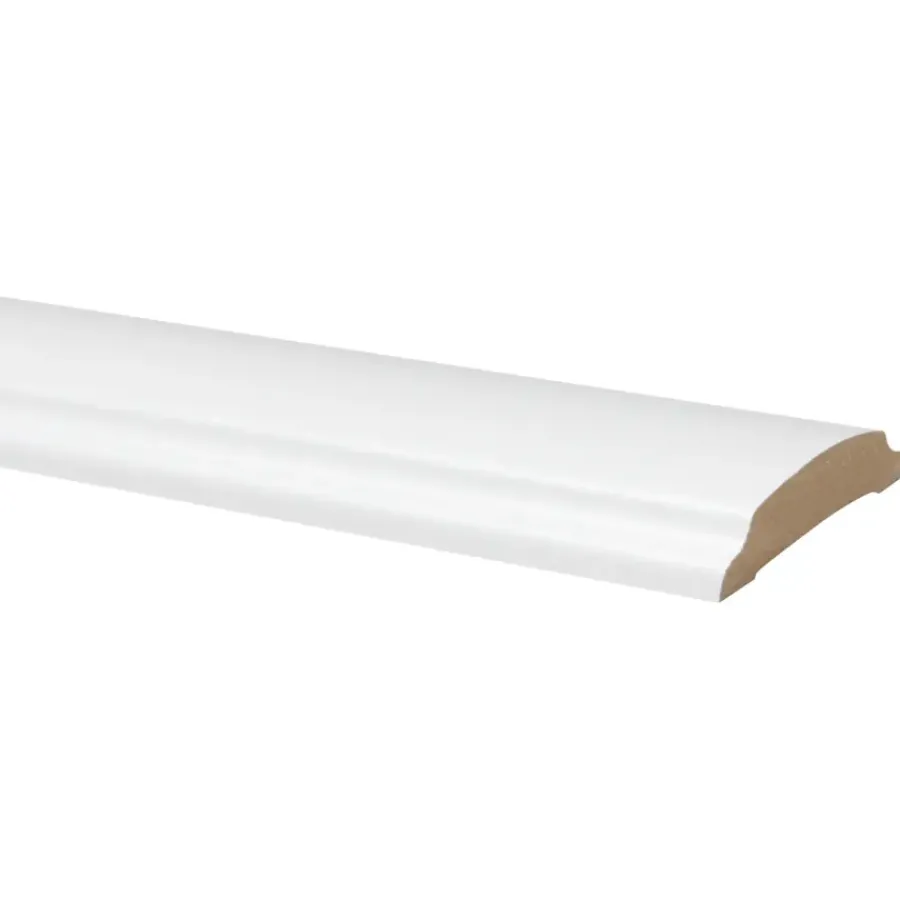 Houtenprofielen|Overgangsprofielen > Geen Deurlijst MDF wit folie 18x90 mm colonial lengte 260 cm