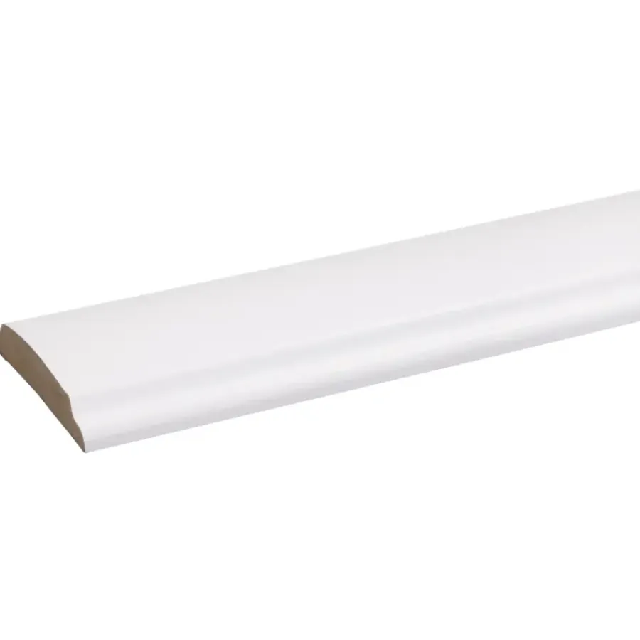 Houtenprofielen|Overgangsprofielen > Geen Deurlijst MDF wit folie 18x90 mm colonial lengte 260 cm