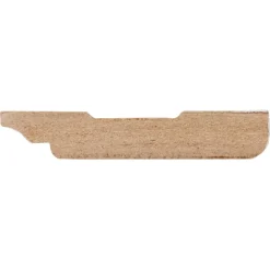 Houtenprofielen|Overgangsprofielen > Geen Deurlijst MDF wit folie 12x68 mm lengte 260 cm
