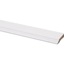 Houtenprofielen|Overgangsprofielen > Geen Deurlijst MDF wit folie 12x68 mm lengte 260 cm