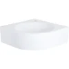 Differnz hoekfontein Cleo 30x30x10cm wit