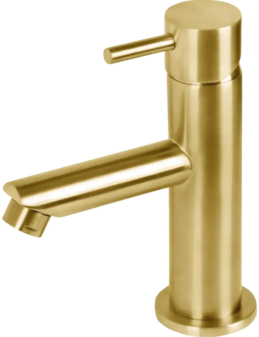 Differnz wastafelkraan met hendel goud