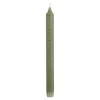 Dinerkaars stearine d.groen 6 stuks - h24xd2,2cm