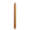 Dinerkaars stearine donker bruin 6 stuks - h24xd2,2cm