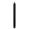 Dinerkaars stearine zwart 6 stuks