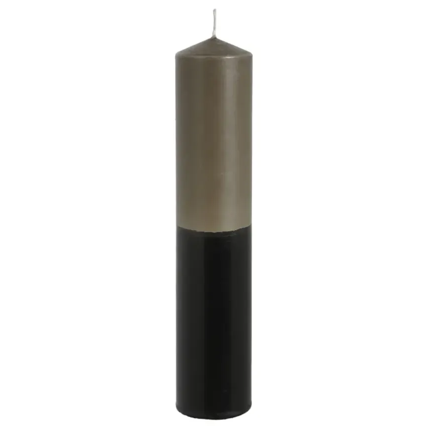 Dip-dye kaars stearine - h25xd5cm