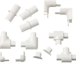 Lasklemmen En Verbindingsklemmen > D-Line Accessoireskit t.b.v. 16/ 8mm Goot Wit