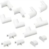 Lasklemmen En Verbindingsklemmen > D-Line Accessoireskit voor 20/10mm Goot Wit