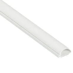 Kabelgoten > D-Line kabelgoot halfrond wit 20/10 mm 2 meter
