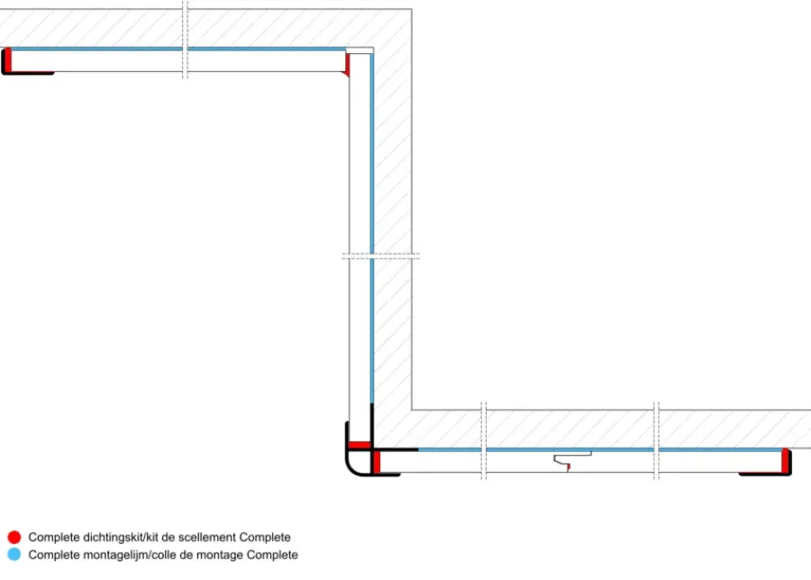 Wand- & Plafondplaten > Geen Douchepaneel Treviso 242x60 cm