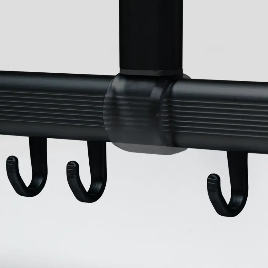 Douchestang Easy Roll 90x90x90cm zwart