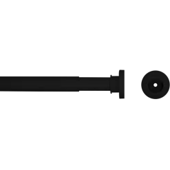 Douchestang Seallux 80-130cm zwart zwart