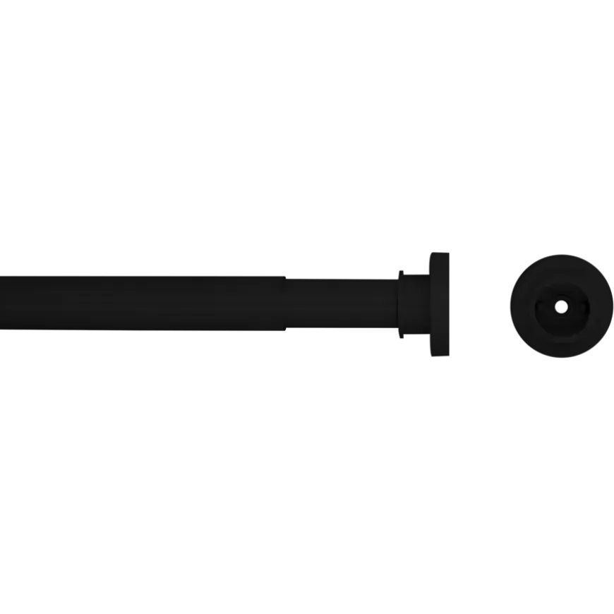 Douchestang Seallux 80-130cm zwart zwart