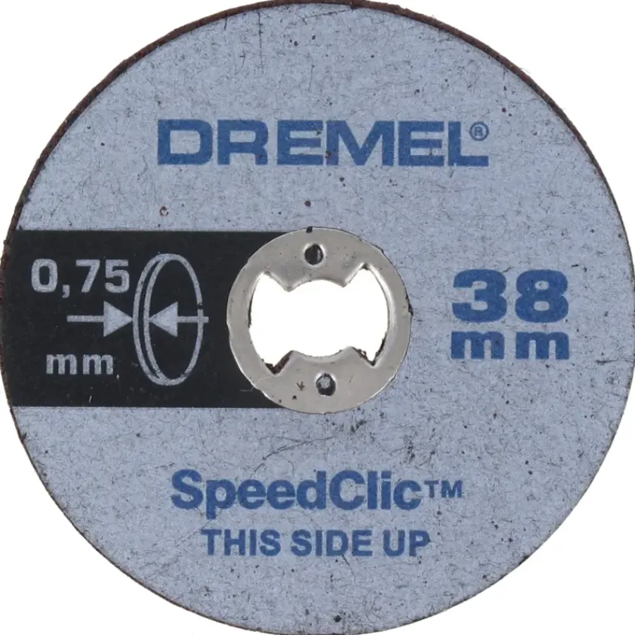 Multitool Accessoires > Dremel multitool accessoire - EZ speedclic dunne snijschijf SC409 - 5-stuks - 38 mm
