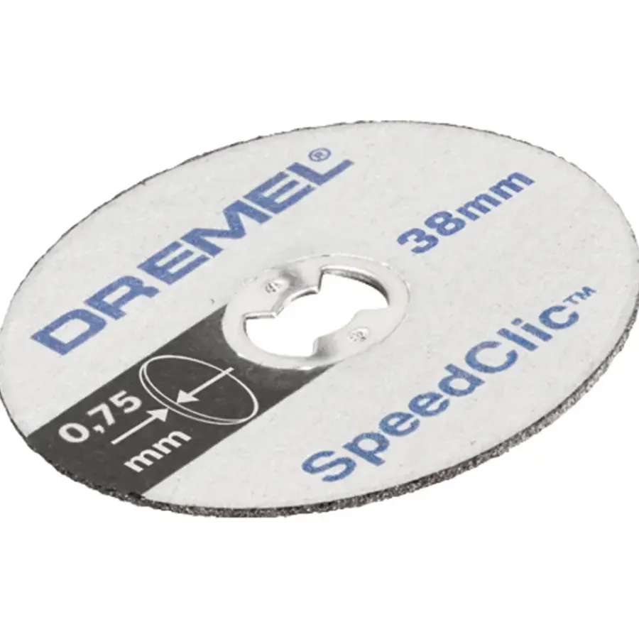 Multitool Accessoires > Dremel multitool accessoire - EZ speedclic dunne snijschijf SC409 - 5-stuks - 38 mm