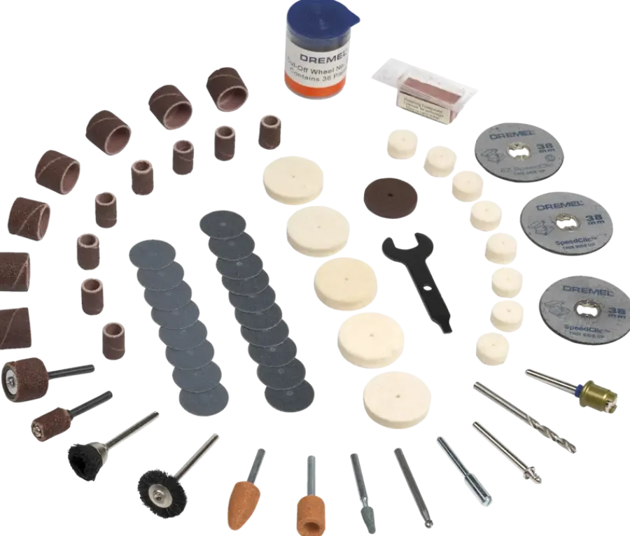 Multitool Accessoires > Dremel multitool accessoireset S723JA multifunctioneel - 100-delig