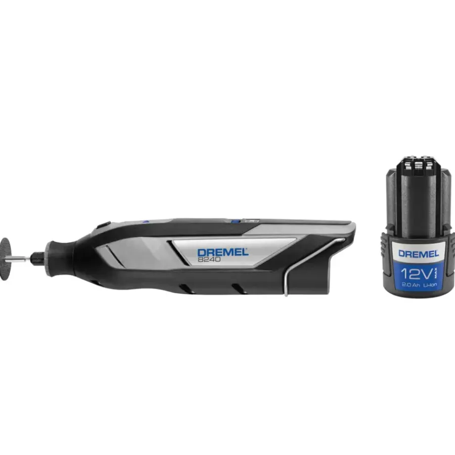 Multitools > Dremel multitool op accu 12V 2,0Ah 8240 met 5 accessoires