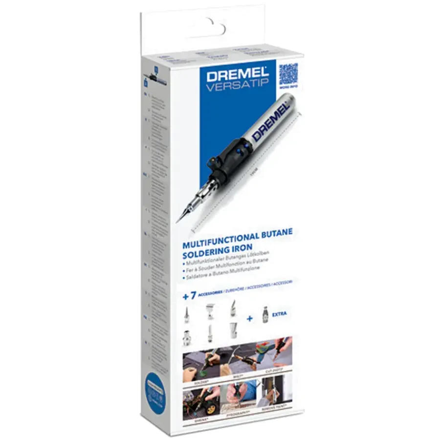 Soldeerbouten > Dremel soldeerbout op gas VersaTip 2000-6 incl. accessoireset
