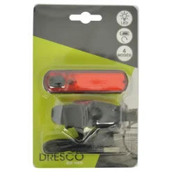 Fietsverlichting > Dresco achterlicht COB LED USB oplaadbaar