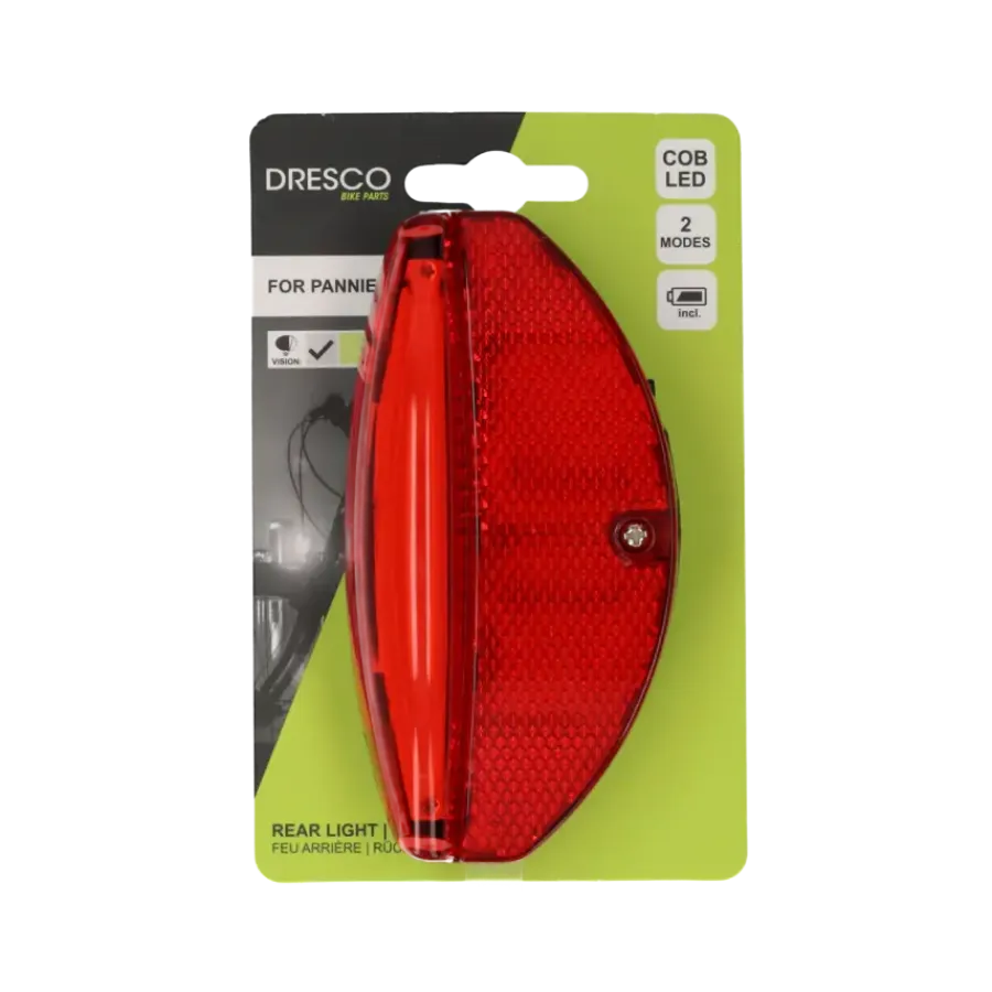 Fietsverlichting > Dresco achterlicht reflector COB LED