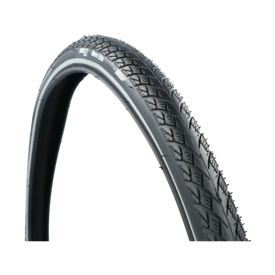 Fietsbanden > Dresco anti-lek buitenband metro elite 28x1 5/8x 1 1/4 (32-622) reflectie zwart