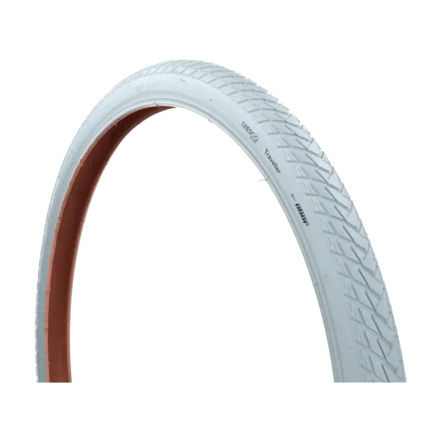 Fietsbanden > Dresco anti-lek buitenband traveller 28 x 1.75 (47-622) reflectie grijs