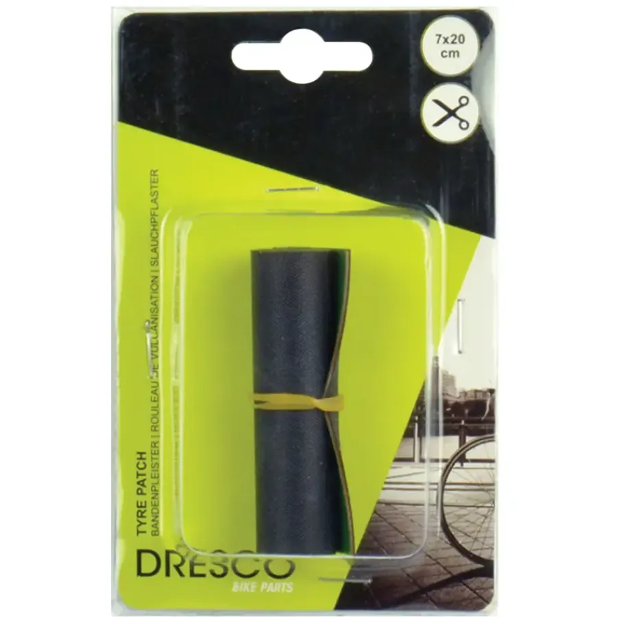 Fietsreparatie > Dresco bandenplak knippleister 7x20cm