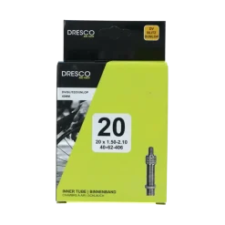 Fietsbanden > Dresco binnenband 20 x 1.50-2.50 (40/62-406) dunlop 40mm