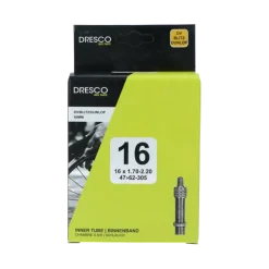 Fietsbanden > Dresco binnenband 16 x 1.75-2.50 (47/62-305) dunlop 40mm