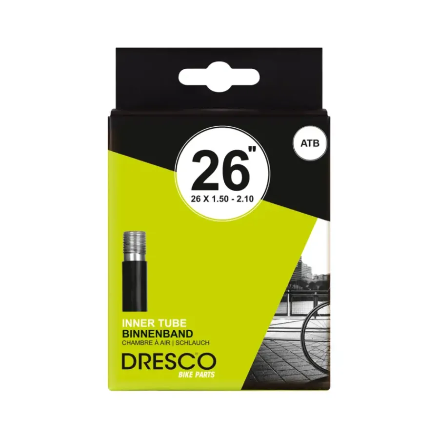 Fietsbanden > Dresco binnenband 26 x 1.75-2.25 (47/57-559) schrader 40mm