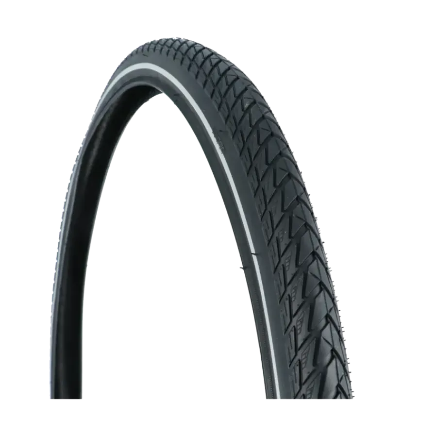Fietsbanden > Dresco buitenband traveller 28 x 1.60 (42-622) reflectie zwart