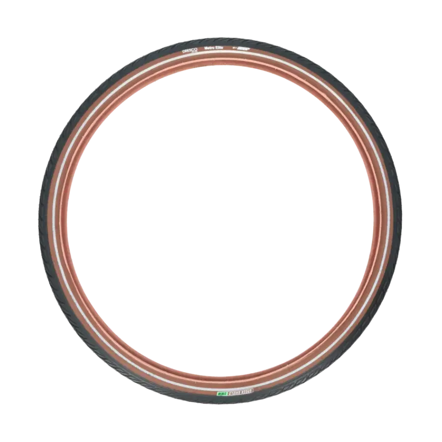 Fietsbanden > Dresco buitenband 28 x 1.75 zwart/creme